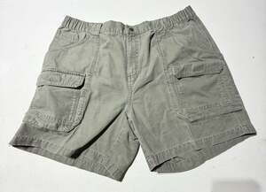 Columbia Sportswear Company Men's Gray Cotton Cargo Hiking Shorts